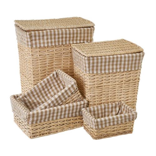 800816 CESTO _amp_ CESTA NATURLIFE SET5 47X35X55CM
