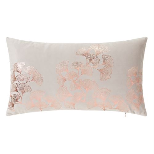 801791 ALMOFADA VELUDO GINKO 30X50CM