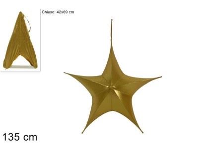 8790 ESTRELA TECIDO OURO 135CM