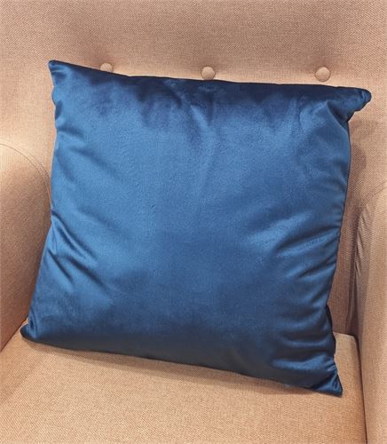 80614 ALMOFADA GOODLOOK 45X45 AZUL PETROLEO