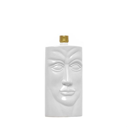 28346 FRASCO CERÂMICA FACES 25,5CM