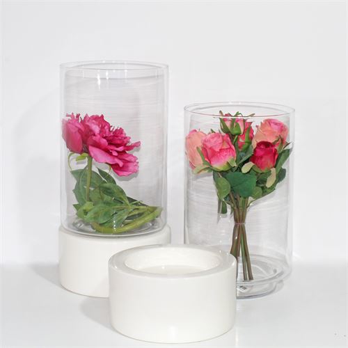 Z55- BASE FORLIE C/ VIDRO 18X37CM