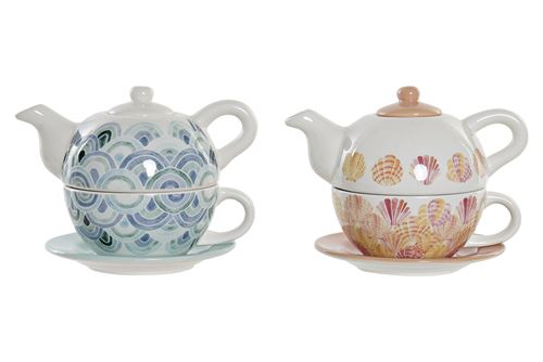 LC-179246 CHALEIRA SET4 DOLOMITE 18X14X14 750ML 2MOD