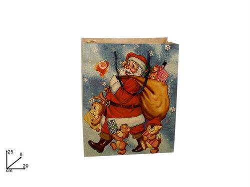 14793 BUSTA CARTA B.NATALE 25*20*8CM SF1840-2