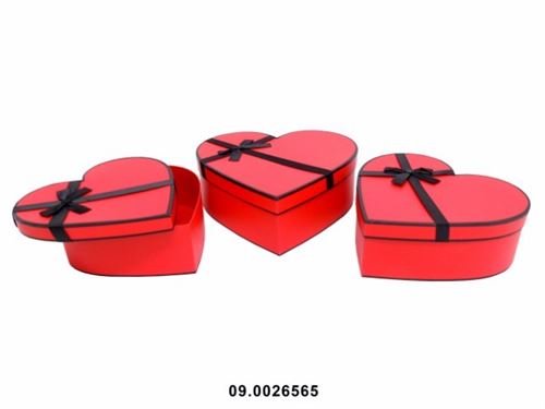 09.0026565 CAIXA CORACAO VERM 3UN