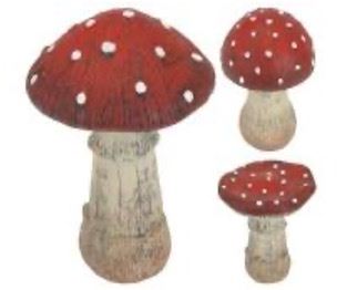 ALX960210 COGUMELO 13CM DECORATIVO