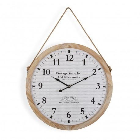 18190855 RELOJIO PAREDE CORDA/MDF/MTL 53 CM