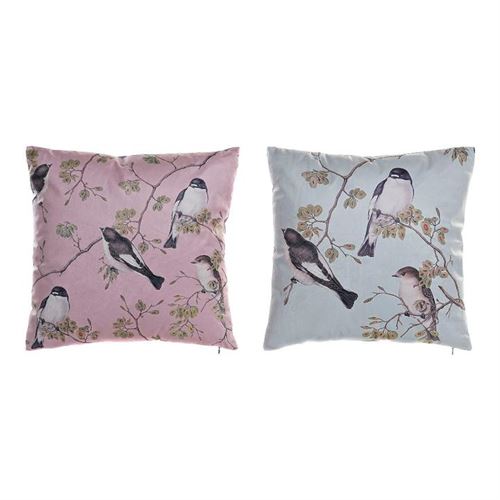 CJ-183230 ALMOFADA POLIESTER 45X6X45CM PASSAROS