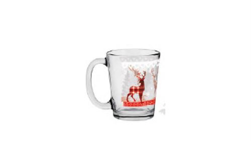 MUGFOR002 CANECA VIDRO CJ.2 NATAL