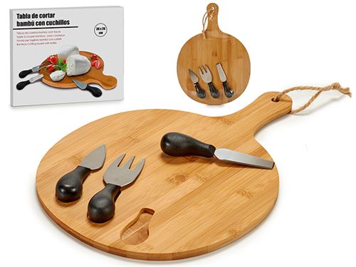 36706 TABUA QUEIJO ASA BAMBU 36X26CM