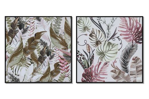 QUADRO TECIDO TELA PS 82,5X4,5X82,5 FOLHAS 2 MOD.