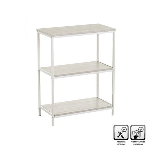 125068 ESTANTE MDF / METAL 60 X 30 X 76 CM