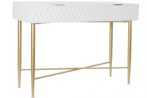 MB-182988 CONSOLA MTL MDF 106X38X76 BRANCO