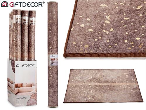 TAPETE CASTANHO 133X190CM