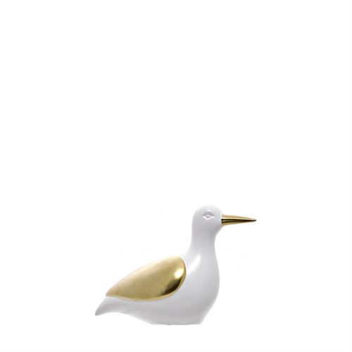 28312 PÁSSARO CERÂMICA GOLD SPRING 20X9X15CM