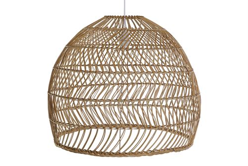 LA-175567 CANDEEIRO DE TETO RATTAN 60X60X50 NATURAL