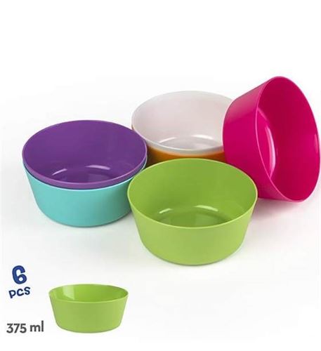 16415 SET 6 TIGELAS PLASTICO
